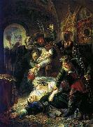 Agents of the False Dmitry kill the son of Boris Godunov Konstantin Makovsky